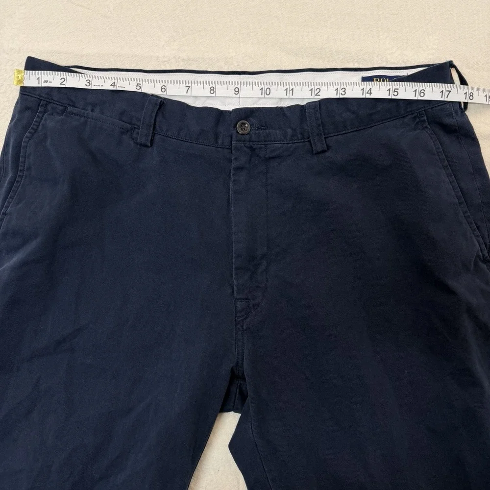 Polo Ralph Lauren Classic Fit Chino Pants Mens 36x32 Navy Cotton Soft Twill